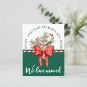 Budget Vrolijke Kerstfoto Bewegende Aankondiging (Staand voorkant)