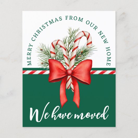 Budget Vrolijke Kerstfoto Bewegende Aankondiging (Voorkant)