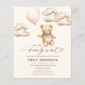 Budget wacht nauwelijks met neutraal Baby shower (Voorkant)