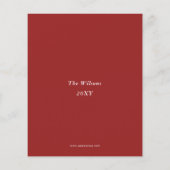 Budget Warm Wishes Coffee Kerstfeestdag (Achterkant)