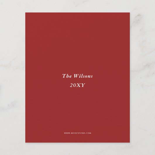 Budget Warm Wishes Coffee Kerstfeestdag (Achterkant)