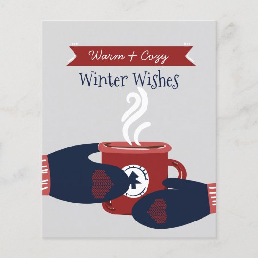 Budget Warm Wishes Coffee Kerstfeestdag (Voorkant)