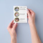 Budget Wat een jaar Review Foto Holiday Card Flyer (Hand)