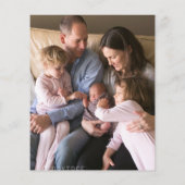 Budget Wat een jaar Review Foto Holiday Card Flyer (Achterkant)