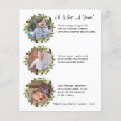 Budget Wat een jaar Review Foto Holiday Card Flyer (Voorkant)