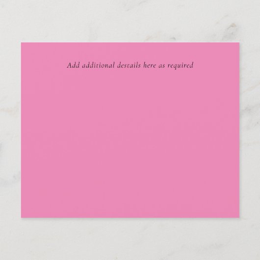 BUDGET Watercolor Trouwdag Abstract Save Dates (Achterkant)