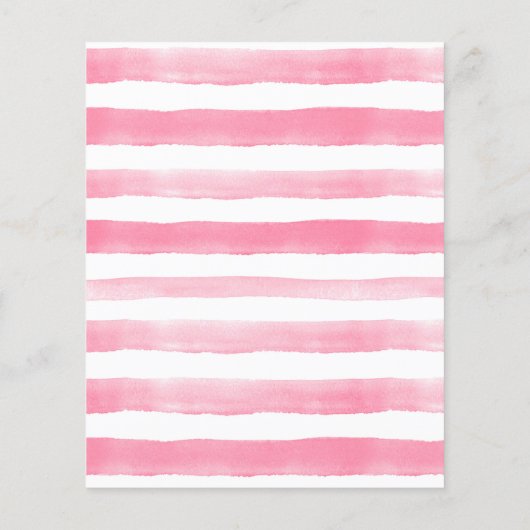 Budget Watermeloen Roze Baby shower Invitation (Achterkant)