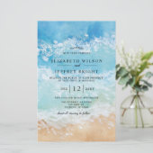 Budget Waterverf Beach Weddenschap (Staand voorkant)