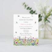 Budget Waterverf Bloemenkoppels Douche (Staand voorkant)