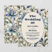 Budget Waterverf Bloemstuk William Morris Trouwfee (Voorkant / Achterkant)