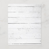 Budget Waterverf Cabin Holiday Open Huis Uitnodige Flyer (Achterkant)