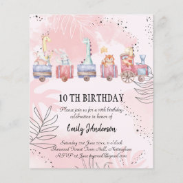 BUDGET Waterverf Cartoons Birthday nodigt uit