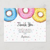 Budget Waterverf Donuts Baby shower (Voorkant)
