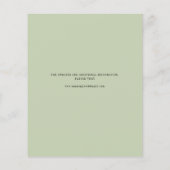 Budget Waterverf Eucalyptus Groene Begroeting Bewa (Achterkant)