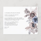 Budget Waterverf Floral Niet Foto Hartelijk dank (Achterkant)