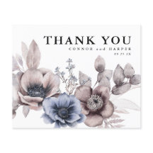 Budget Waterverf Floral Niet Foto Hartelijk dank