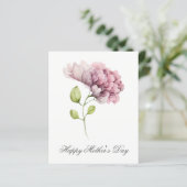 Budget  Waterverf Florals Moederdag Card (Staand voorkant)