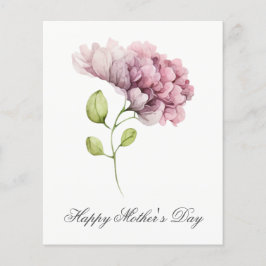 Budget  Waterverf Florals Moederdag Card