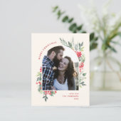 Budget Waterverf Foliage Foto Arch Kerst (Staand voorkant)