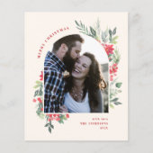 Budget Waterverf Foliage Foto Arch Kerst (Voorkant)