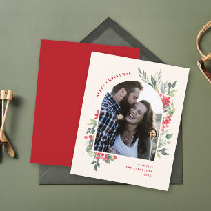 Budget Waterverf Foliage Foto Arch Kerst