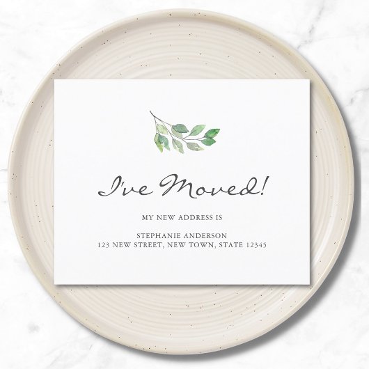 Budget Waterverf Green Moving Aankondiging