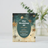 Budget  Waterverf Hemelse bruiloft (Staand voorkant)