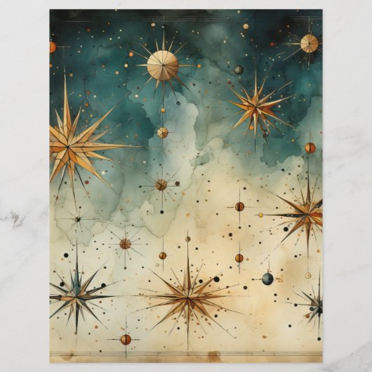 Budget  Waterverf Hemelse bruiloft Flyer (Achterkant)