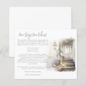 Budget Waterverf Home Illustratie Nieuw adres (Voorkant / Achterkant)