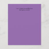 BUDGET Waterverf Huwelijk Abstract Paars Grijs (Achterkant)