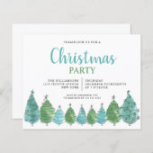 Budget Waterverf kerstboomfeest (Voorkant / Achterkant)