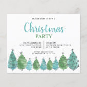 Budget Waterverf kerstboomfeest (Voorkant)