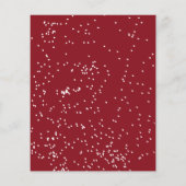 Budget Waterverf Kerstmis Santa Baby shower (Achterkant)