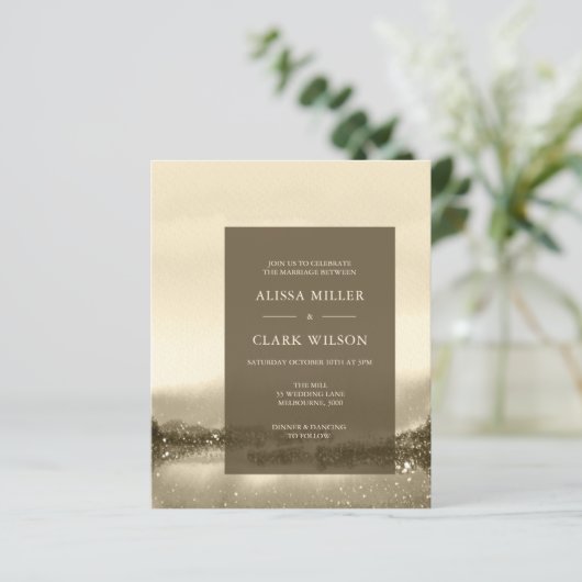 BUDGET Waterverf Landscape Weddenschap (Staand voorkant)