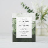 Budget Waterverf Mountains Weddenschap (Staand voorkant)