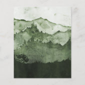 Budget Waterverf Mountains Weddenschap (Achterkant)