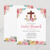 Budget Waterverf Religieuze Pasen Brunch Egg Hunt (Voorkant / Achterkant)