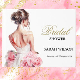 Budget Waterverf Trouwjurk Vrijgezellenfeest Gastenboek