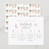 budget Waterverf trouwweekend bachelorette (Voorkant / Achterkant)