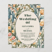 Budget Waterverf Tulpen William Morris Wedding (Voorkant / Achterkant)