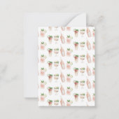 budget waterverf uitnodiging van bachelorette (Achterkant)