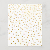 BUDGET, Waterverf van Unicorn Florals Girl Invitat (Achterkant)