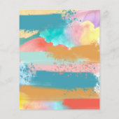 Budget Waterverf Verf Partij Verjaardag (Achterkant)