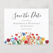 BUDGET Waterverf Wildflower Weddenschap sparen de  (Voorkant)