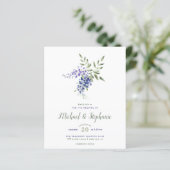 Budget Waterverf Wisteria Bouquet Wedding (Staand voorkant)