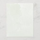 Budget Waterverf Woodland Animal Baby shower (Achterkant)