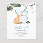 Budget Waterverf Woodland Herfst thema Baby shower Flyer (Voorkant)