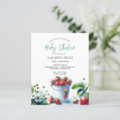 Budget Waterverf Zomer Baby shower (Staand voorkant)