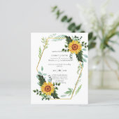 BUDGET Waterverf ZONNEBLOEMEN Groenelementen Bruil (Staand voorkant)