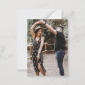 Budget we Bezoek Foto Bewegende Aankondiging (Achterkant)